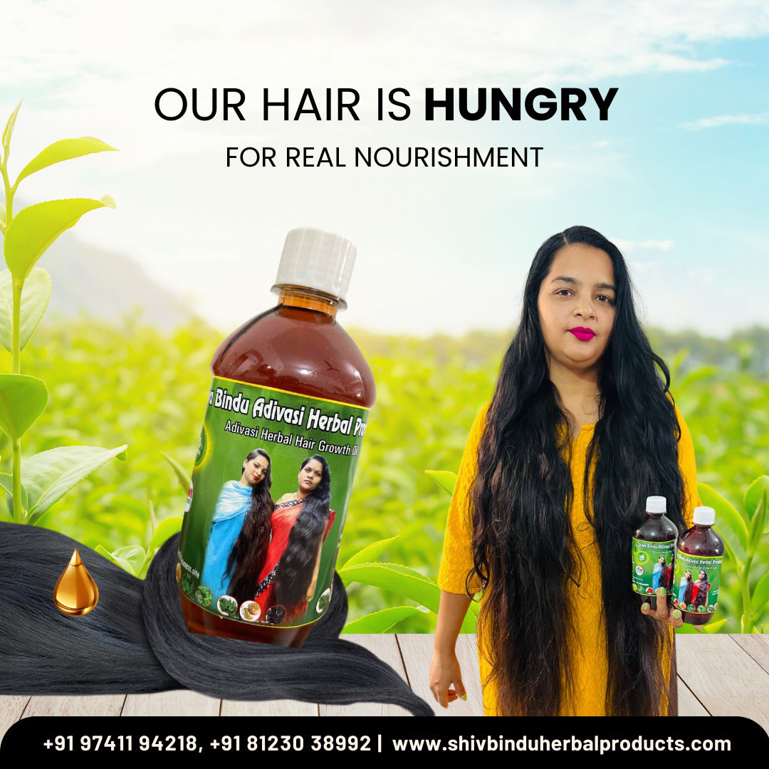 Adivasi Herbal Hair Oil  100% Natural For Regrowth & Long Hair