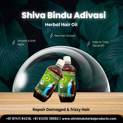 Adivasi Herbal Hair Oil  100% Natural For Regrowth & Long Hair