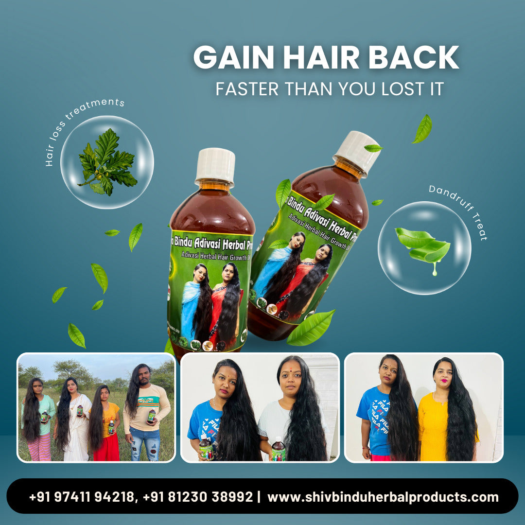 Adivasi Herbal Hair Oil  100% Natural For Regrowth & Long Hair